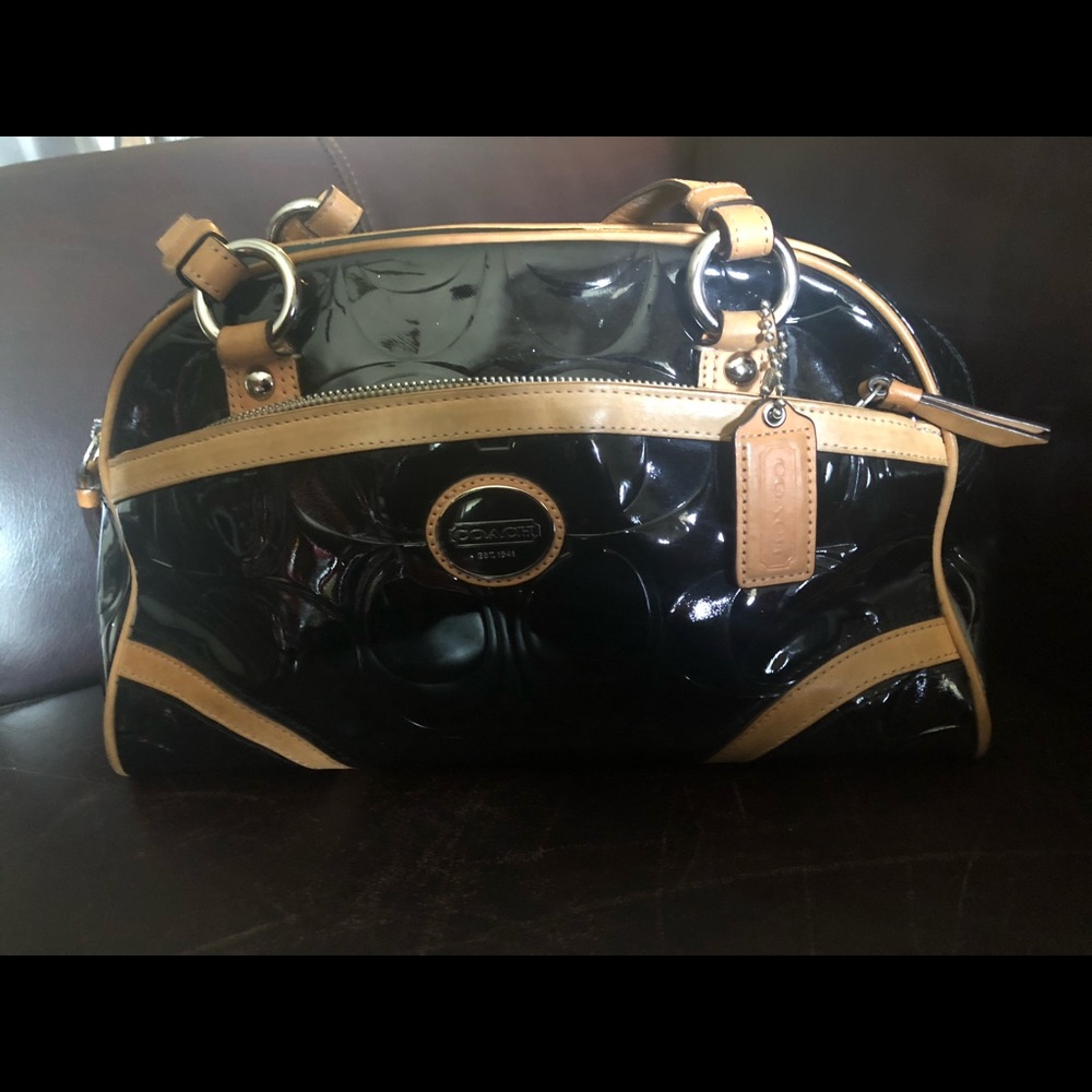 Authentic Coach short strap bag